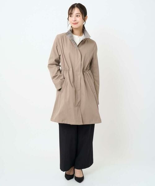 Maison de CINQ / メゾン ドゥ サンク ダウンジャケット・ベスト | 【小さいサイズ】ダウンライナー付きマルチwayモッズコート/撥水加工 | 詳細1