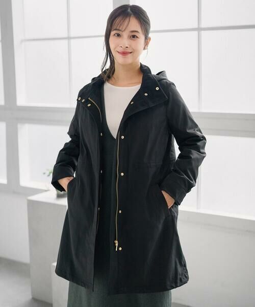 Maison de CINQ / メゾン ドゥ サンク ダウンジャケット・ベスト | 【小さいサイズ】ダウンライナー付きマルチwayモッズコート/撥水加工 | 詳細11