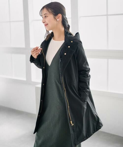 Maison de CINQ / メゾン ドゥ サンク ダウンジャケット・ベスト | 【小さいサイズ】ダウンライナー付きマルチwayモッズコート/撥水加工 | 詳細12