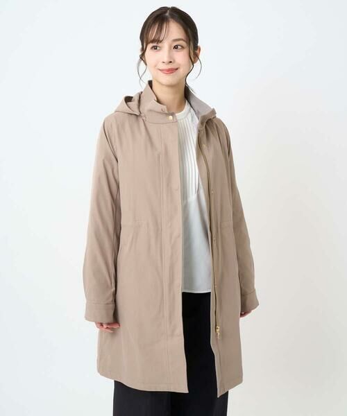 Maison de CINQ / メゾン ドゥ サンク ダウンジャケット・ベスト | 【小さいサイズ】ダウンライナー付きマルチwayモッズコート/撥水加工 | 詳細17