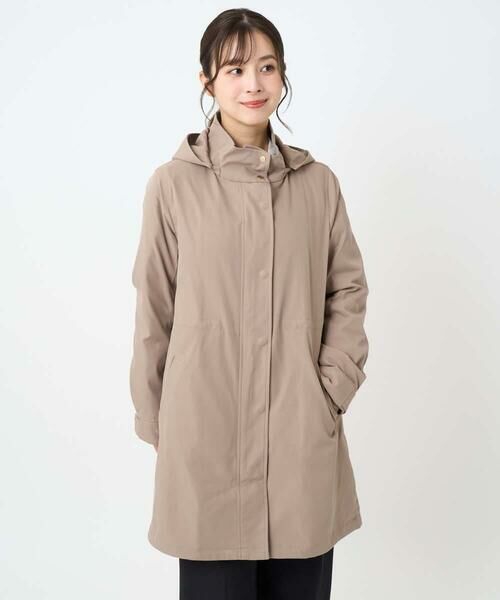 Maison de CINQ / メゾン ドゥ サンク ダウンジャケット・ベスト | 【小さいサイズ】ダウンライナー付きマルチwayモッズコート/撥水加工 | 詳細21