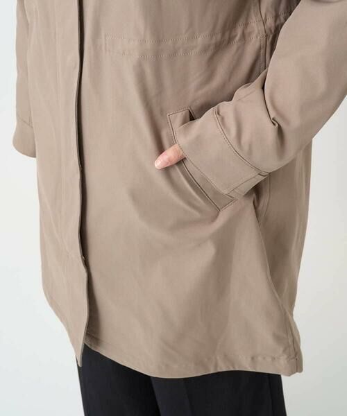 Maison de CINQ / メゾン ドゥ サンク ダウンジャケット・ベスト | 【小さいサイズ】ダウンライナー付きマルチwayモッズコート/撥水加工 | 詳細27