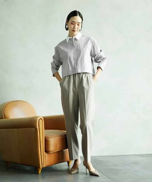 Maison de CINQ / メゾン ドゥ サンク シャツ・ブラウス | [小さいサイズ][2WAY]クレリックオーバーサイズストライプシャツ | 詳細21