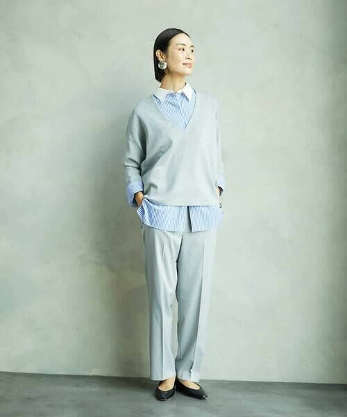 Maison de CINQ / メゾン ドゥ サンク シャツ・ブラウス | [小さいサイズ][2WAY]クレリックオーバーサイズストライプシャツ | 詳細26