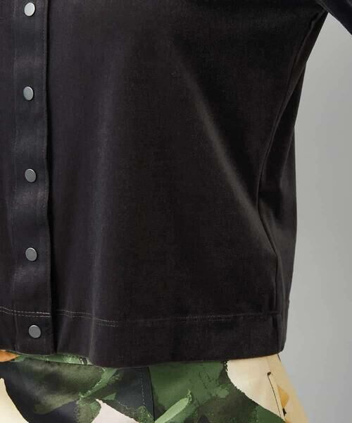 Maison de CINQ / メゾン ドゥ サンク カーディガン・ボレロ | [小さいサイズ]シアーベロアクルーネックカーディガン | 詳細12