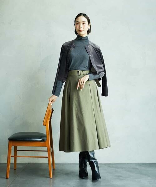 Maison de CINQ / メゾン ドゥ サンク カーディガン・ボレロ | [小さいサイズ]シアーベロアクルーネックカーディガン | 詳細21