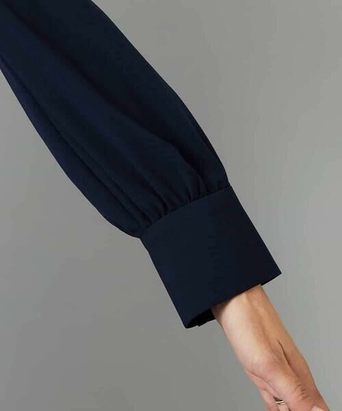 Maison de CINQ / メゾン ドゥ サンク ロング・マキシ丈ワンピース | [小さいサイズ]ノーカラープリーツワンピース | 詳細17