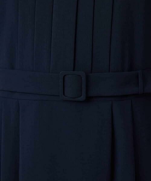 Maison de CINQ / メゾン ドゥ サンク ロング・マキシ丈ワンピース | [小さいサイズ]ノーカラープリーツワンピース | 詳細21