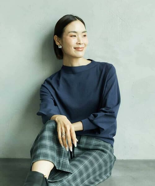 Maison de CINQ / メゾン ドゥ サンク ニット・セーター | [小さいサイズ]ホールガーメント(R)ボトルネックニット | 詳細1