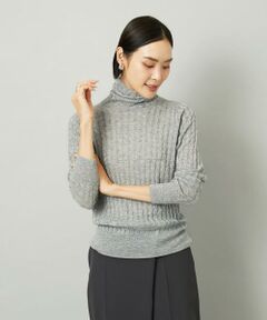 Maison de CINQ / メゾン ドゥ サンク ニット・セーター | [小さいサイズ]シアーケーブルハイネックニット