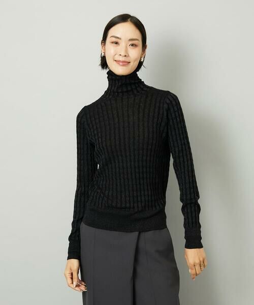 Maison de CINQ / メゾン ドゥ サンク ニット・セーター | [小さいサイズ]シアーケーブルハイネックニット | 詳細4