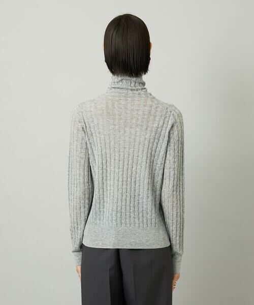 Maison de CINQ / メゾン ドゥ サンク ニット・セーター | [小さいサイズ]シアーケーブルハイネックニット | 詳細8
