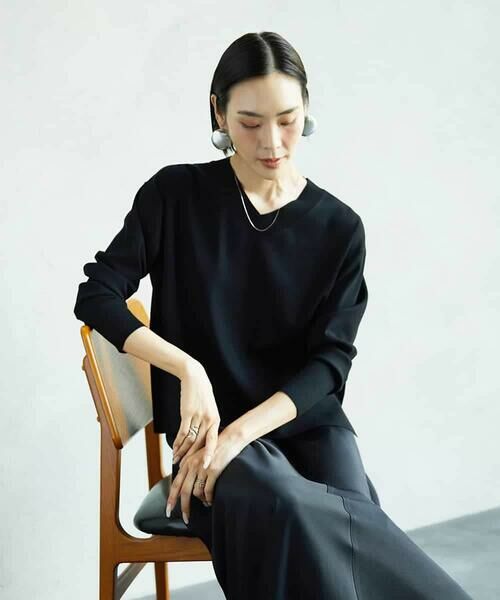 Maison de CINQ / メゾン ドゥ サンク ニット・セーター | [小さいサイズ]Vネックニット | 詳細7