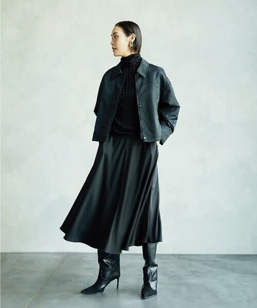 Maison de CINQ / メゾン ドゥ サンク ロング・マキシ丈スカート | [小さいサイズ]サテンマーメードスカート | 詳細15