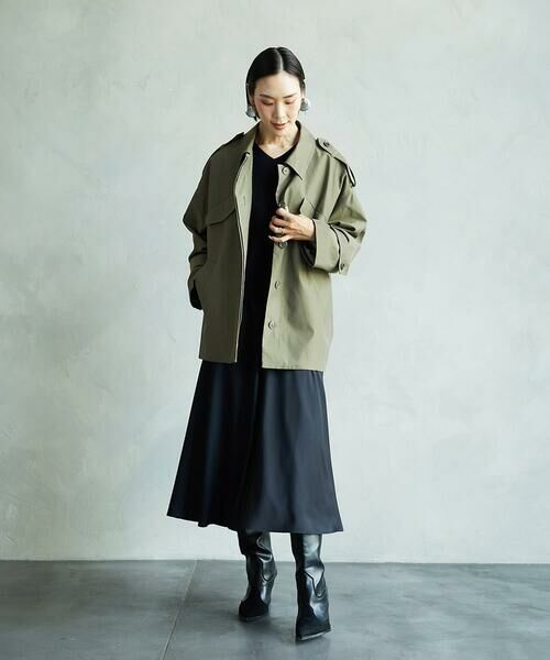 Maison de CINQ / メゾン ドゥ サンク ロング・マキシ丈スカート | [小さいサイズ]サテンマーメードスカート | 詳細17