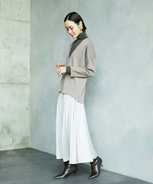 Maison de CINQ / メゾン ドゥ サンク ロング・マキシ丈スカート | [小さいサイズ]サテンマーメードスカート | 詳細19