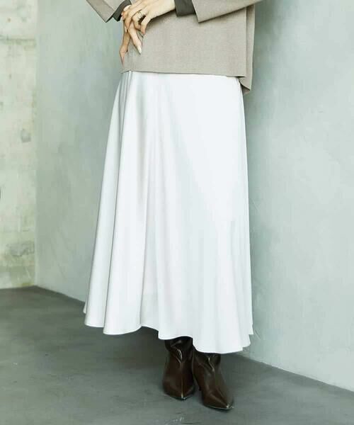 Maison de CINQ / メゾン ドゥ サンク ロング・マキシ丈スカート | [小さいサイズ]サテンマーメードスカート | 詳細2