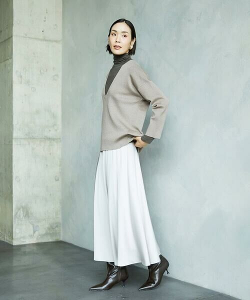 Maison de CINQ / メゾン ドゥ サンク ロング・マキシ丈スカート | [小さいサイズ]サテンマーメードスカート | 詳細21