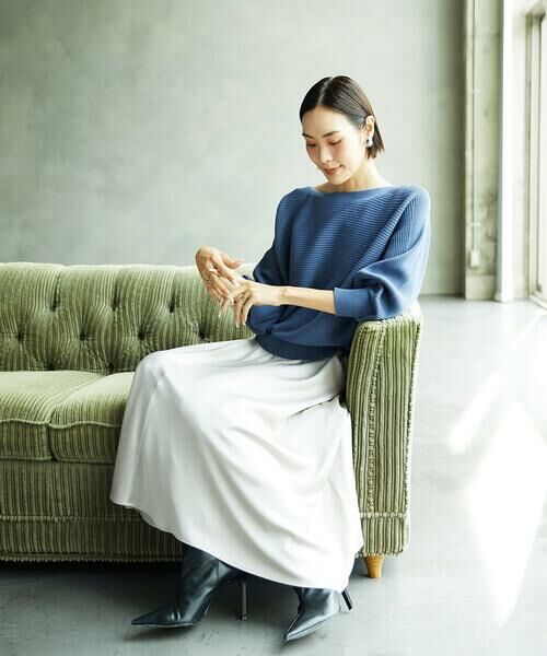 Maison de CINQ / メゾン ドゥ サンク ロング・マキシ丈スカート | [小さいサイズ]サテンマーメードスカート | 詳細22