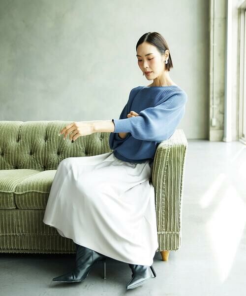 Maison de CINQ / メゾン ドゥ サンク ロング・マキシ丈スカート | [小さいサイズ]サテンマーメードスカート | 詳細23