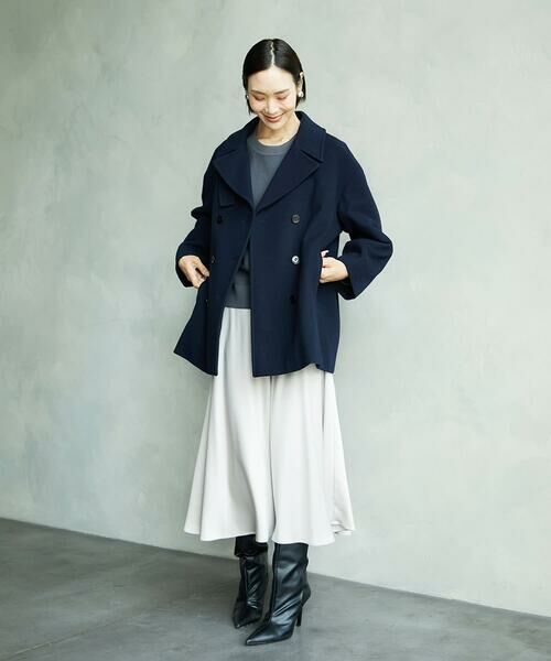 Maison de CINQ / メゾン ドゥ サンク ロング・マキシ丈スカート | [小さいサイズ]サテンマーメードスカート | 詳細28