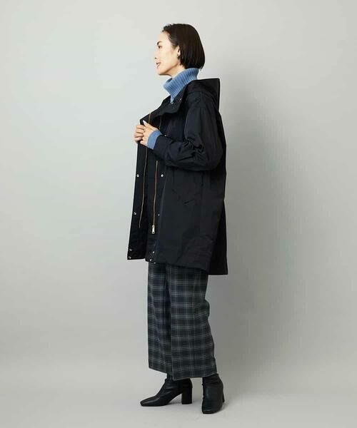 Maison de CINQ / メゾン ドゥ サンク その他アウター | [小さいサイズ]キルトライナー付きフードコート | 詳細11