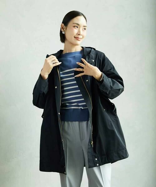 Maison de CINQ / メゾン ドゥ サンク その他アウター | [小さいサイズ]キルトライナー付きフードコート | 詳細2