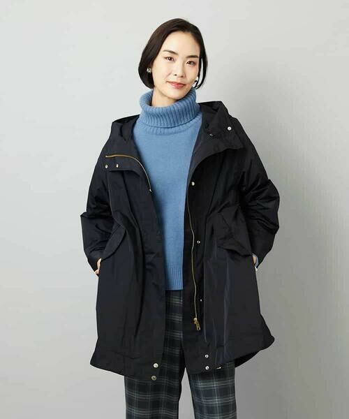 Maison de CINQ / メゾン ドゥ サンク その他アウター | [小さいサイズ]キルトライナー付きフードコート | 詳細4