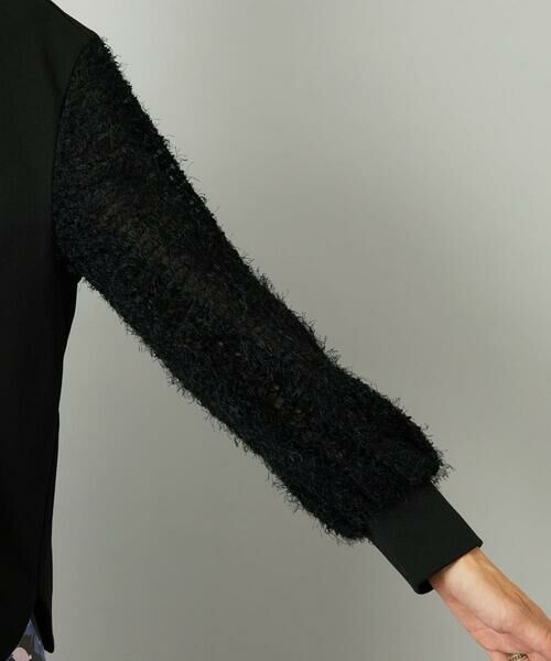 Maison de CINQ / メゾン ドゥ サンク カットソー | [小さいサイズ]パフスリーブ異素材カットソー | 詳細10