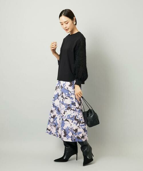 Maison de CINQ / メゾン ドゥ サンク カットソー | [小さいサイズ]パフスリーブ異素材カットソー | 詳細15