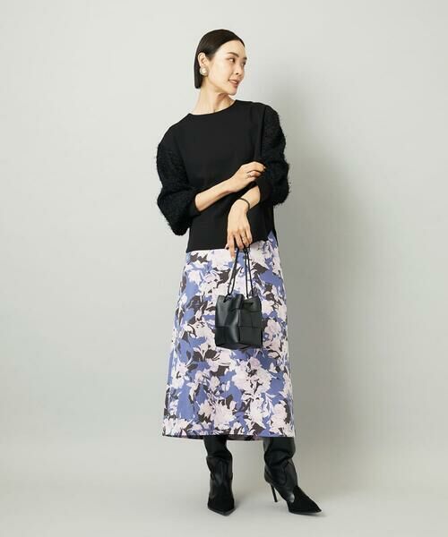 Maison de CINQ / メゾン ドゥ サンク カットソー | [小さいサイズ]パフスリーブ異素材カットソー | 詳細16