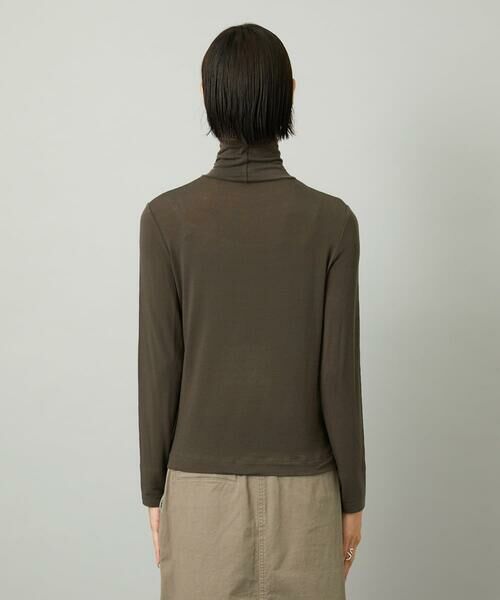 Maison de CINQ / メゾン ドゥ サンク カットソー | [小さいサイズ]［レイヤードにおすすめ］シアーハイネックカットソー | 詳細14