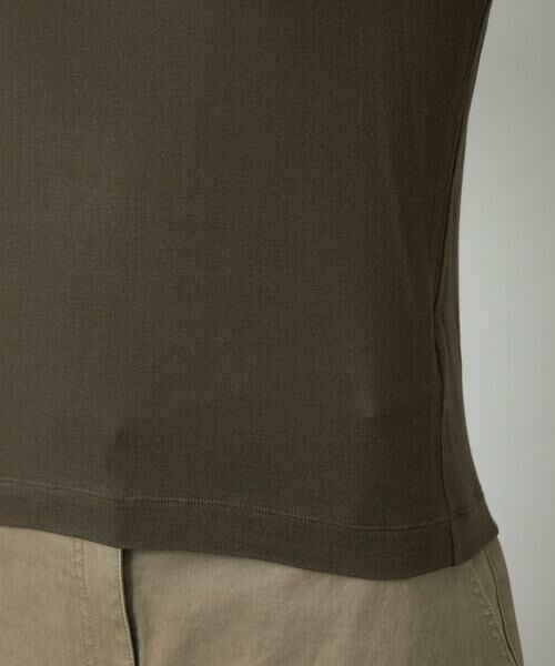 Maison de CINQ / メゾン ドゥ サンク カットソー | [小さいサイズ]［レイヤードにおすすめ］シアーハイネックカットソー | 詳細17