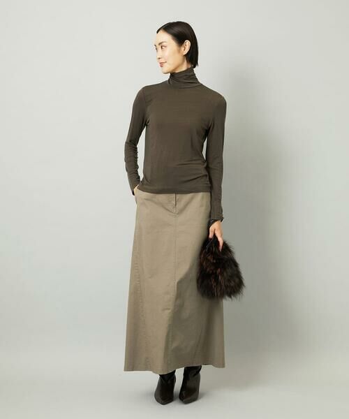 Maison de CINQ / メゾン ドゥ サンク カットソー | [小さいサイズ]［レイヤードにおすすめ］シアーハイネックカットソー | 詳細22