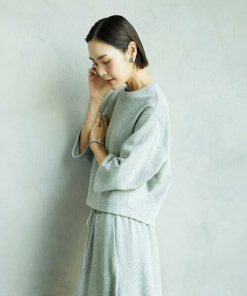 Maison de CINQ / メゾン ドゥ サンク カットソー | [小さいサイズ]ラメ裏毛プルオーバー | 詳細1