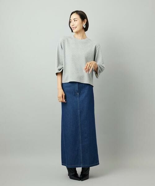 Maison de CINQ / メゾン ドゥ サンク カットソー | [小さいサイズ]ラメ裏毛プルオーバー | 詳細12