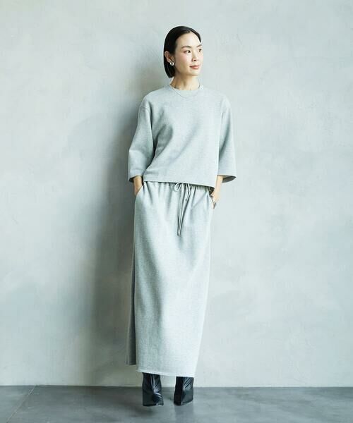 Maison de CINQ / メゾン ドゥ サンク カットソー | [小さいサイズ]ラメ裏毛プルオーバー | 詳細14