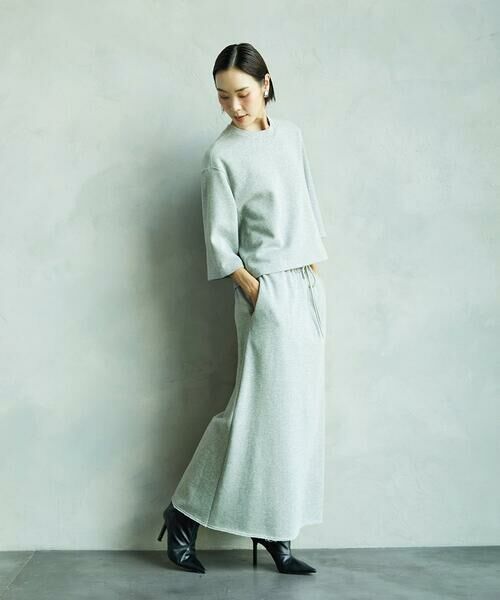 Maison de CINQ / メゾン ドゥ サンク カットソー | [小さいサイズ]ラメ裏毛プルオーバー | 詳細15