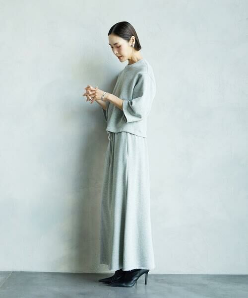 Maison de CINQ / メゾン ドゥ サンク カットソー | [小さいサイズ]ラメ裏毛プルオーバー | 詳細16