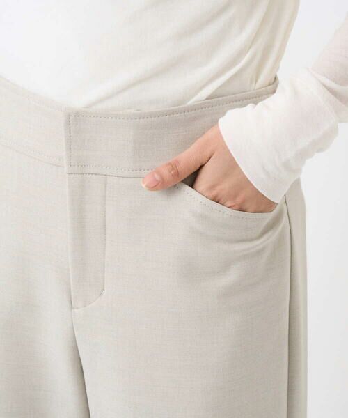 Maison de CINQ / メゾン ドゥ サンク その他パンツ | [小さいサイズ][定番人気]ストレッチ裏起毛ワイドパンツ | 詳細20