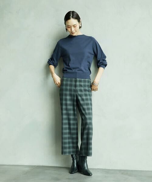 Maison de CINQ / メゾン ドゥ サンク その他パンツ | [小さいサイズ][定番人気]ストレッチ裏起毛ワイドパンツ | 詳細12