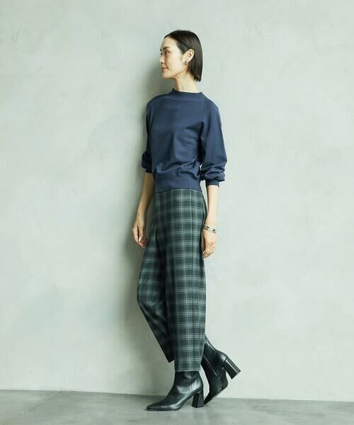 Maison de CINQ / メゾン ドゥ サンク その他パンツ | [小さいサイズ][定番人気]ストレッチ裏起毛ワイドパンツ | 詳細13