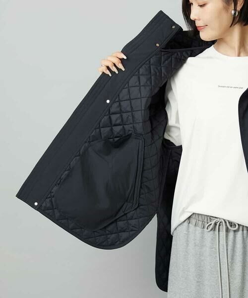 Maison de CINQ / メゾン ドゥ サンク その他アウター | [小さいサイズ]オーバーサイズフードキルティングコート | 詳細16