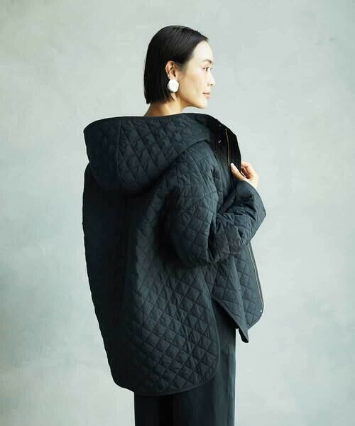 Maison de CINQ / メゾン ドゥ サンク その他アウター | [小さいサイズ]オーバーサイズフードキルティングコート | 詳細2