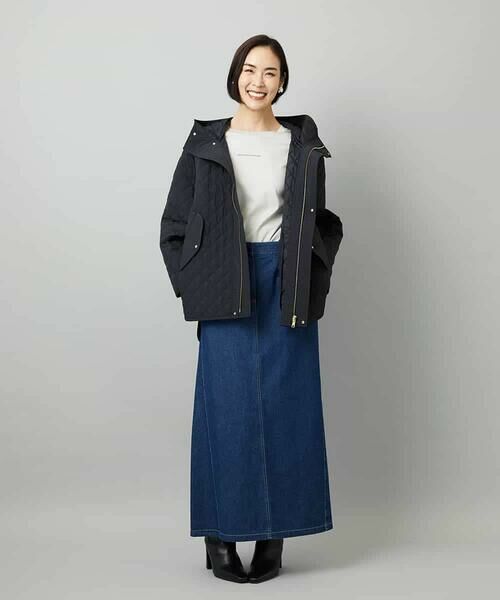 Maison de CINQ / メゾン ドゥ サンク その他アウター | [小さいサイズ]オーバーサイズフードキルティングコート | 詳細28