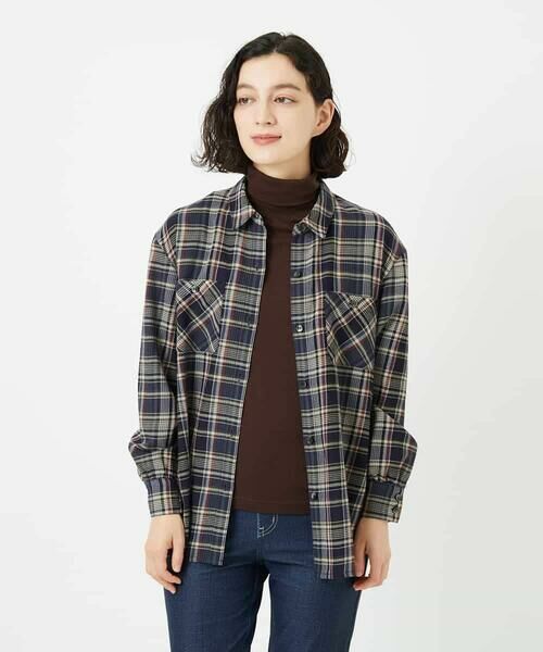 Maison de CINQ / メゾン ドゥ サンク シャツ・ブラウス | 先染めチェックブラウス | 詳細1