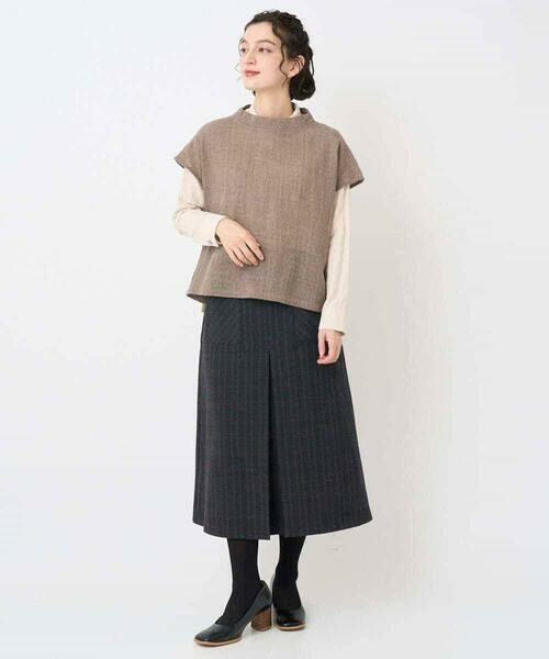 Maison de CINQ / メゾン ドゥ サンク シャツ・ブラウス | [セットアップ対応]リファインガーゼベストブラウス | 詳細19