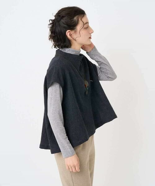 Maison de CINQ / メゾン ドゥ サンク シャツ・ブラウス | [セットアップ対応]リファインガーゼベストブラウス | 詳細2