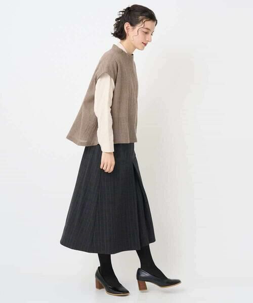 Maison de CINQ / メゾン ドゥ サンク シャツ・ブラウス | [セットアップ対応]リファインガーゼベストブラウス | 詳細20