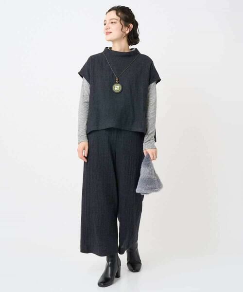 Maison de CINQ / メゾン ドゥ サンク シャツ・ブラウス | [セットアップ対応]リファインガーゼベストブラウス | 詳細21